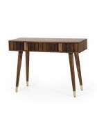 Console tendance 2 tiroirs Manguier Ramon Naturel - 110x40x75 cm