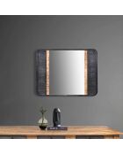 Miroir tendance Manguier Farm II Naturel - 110x3x85 cm