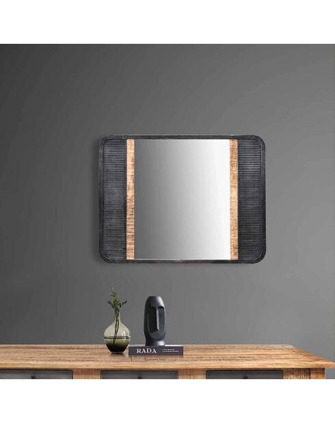 Miroir tendance Manguier Farm II Naturel - 110x3x85 cm