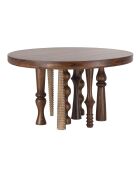 Table de repas ronde 140 cm Manguier Ramon Naturel - 140x140x76 cm