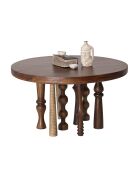 Table de repas ronde 140 cm Manguier Ramon Naturel - 140x140x76 cm