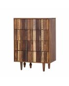 Commode manguier 4 tiroirs Manguier Ramon Naturel - 70x42x100 cm