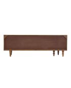 Meuble TV 2 portes 4 niches Manguier Ramon Naturel - 160x40x55 cm