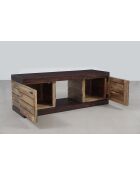 Meuble Tv bois bicolore Manguier Herods Naturel - 140x46x51 cm