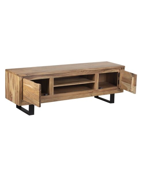 Meuble TV Acacia Bunting Naturel - 140x46x56 cm