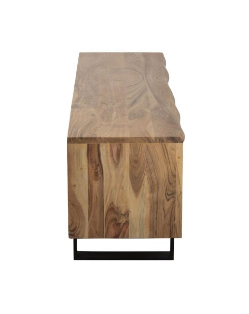 Meuble TV Acacia Bunting Naturel - 140x46x56 cm