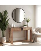 Meuble console Acacia Tatoo Marron - 110x40x75 cm