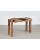 Meuble console Acacia Tatoo Marron - 110x40x75 cm