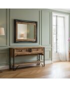 Miroir design Manguier Pondicherry Noir - 104x3x74 cm