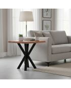 Table d'appoint pour canapé II Acacia Bunting Naturel - 56x56x61 cm