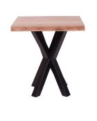 Table d'appoint pour canapé II Acacia Bunting Naturel - 56x56x61 cm