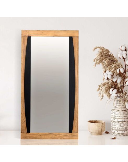 Miroir 170 cm Acacia Dimona Naturel - 170x2x90 cm