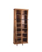 Bibliothèque ouverte échelle 200 cm Acacia Emma II Marron - 100x35x200 cm
