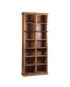Bibliothèque ouverte échelle 200 cm Acacia Emma II Marron - 100x35x200 cm
