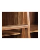 Bibliothèque ouverte échelle 200 cm Acacia Emma II Marron - 100x35x200 cm