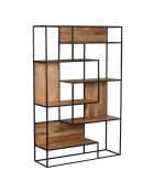 Etagère de bibliothèque design Mango Stockholm Marron - 115x35x174 cm