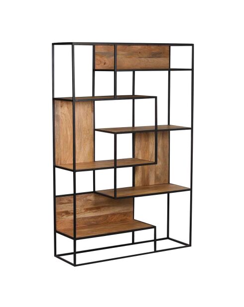 Etagère de bibliothèque design Mango Stockholm Marron - 115x35x174 cm