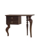 Petite console 2 tiroirs Manguier Ramon Naturel - 95x40x75 cm