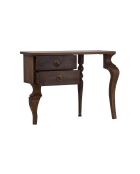 Petite console 2 tiroirs Manguier Ramon Naturel - 95x40x75 cm