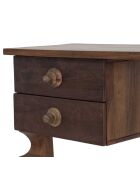 Petite console 2 tiroirs Manguier Ramon Naturel - 95x40x75 cm