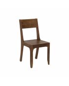 Chaise exotique marron Acacia Arad Marron - 43x50x85 cm