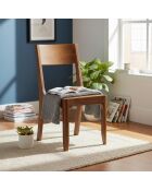 Chaise exotique marron Acacia Arad Marron - 43x50x85 cm