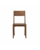 Chaise exotique marron Acacia Arad Marron - 43x50x85 cm