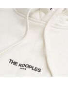 Sweatshirt à capuche Logo écru