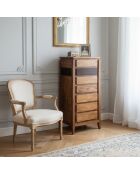 Semainier Acacia Lisboa Marron - 50x40x120 cm