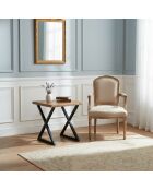 Bout de canapé Acacia Bunting Naturel - 50x50x55 cm