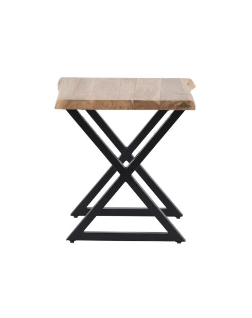 Bout de canapé Acacia Bunting Naturel - 50x50x55 cm