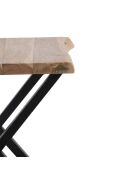 Bout de canapé Acacia Bunting Naturel - 50x50x55 cm