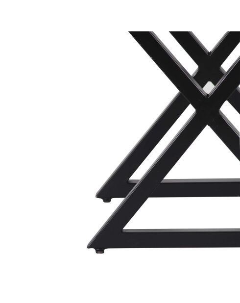 Bout de canapé Acacia Bunting Naturel - 50x50x55 cm