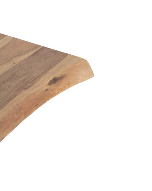 Bout de canapé Acacia Bunting Naturel - 50x50x55 cm