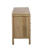 Commode 6T Mango Matan Beige - 168x51x84 cm