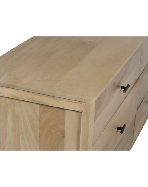Commode 6T Mango Matan Beige - 168x51x84 cm