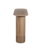 Console ovale Chêne Dalta Marron - 147x41x81 cm