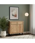 Buffet 2P 110 Acacia Bunting Naturel - 110x44x105 cm