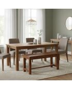 Banc extensible en acacia Acacia Bradford Marron - 88x35x46 cm