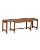 Banc extensible en acacia Acacia Bradford Marron - 88x35x46 cm
