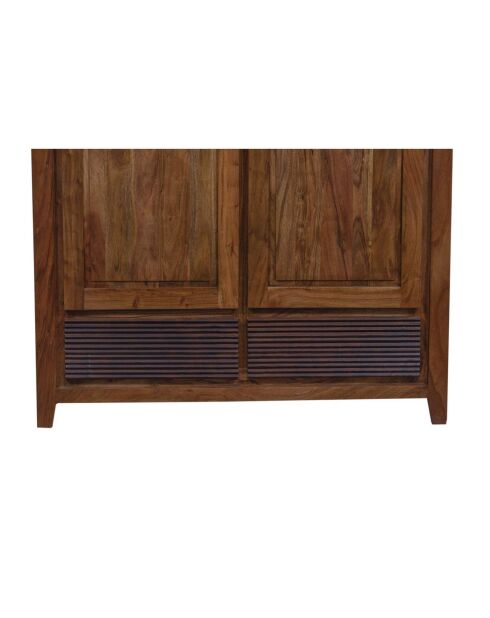 Armoire Lisboa ii Marron - 120x58x200 cm