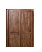 Armoire Lisboa ii Marron - 120x58x200 cm