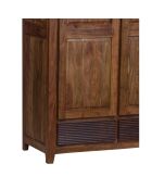 Armoire Lisboa ii Marron - 120x58x200 cm