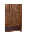 Armoire Lisboa ii Marron - 120x58x200 cm