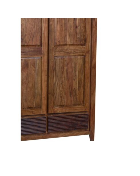 Armoire Lisboa ii Marron - 120x58x200 cm