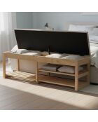 Banc 140 Mango Matan Beige - 140x36x46 cm