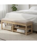 Banc 140 Mango Matan Beige - 140x36x46 cm