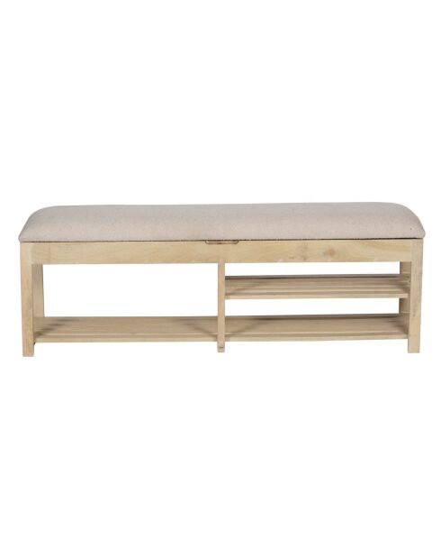 Banc 140 Mango Matan Beige - 140x36x46 cm