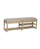 Banc 140 Mango Matan Beige - 140x36x46 cm