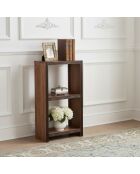 Étagère 2 cases H100 cm Acacia Florence Marron - 50x35x100 cm